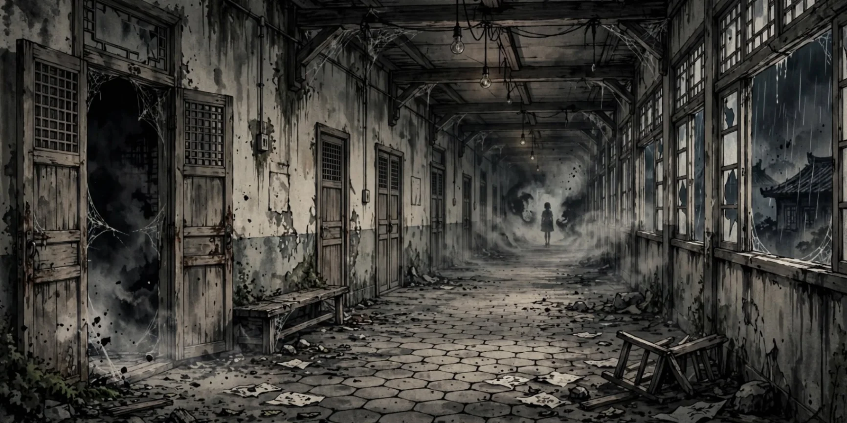 Game Horror PC Ringan Gratis | Daftar Game Horor dengan Grafis Menawan Tanpa Beban Detention juga begitu. Side-scrolling 2D dengan art style tradisional Taiwan, tapi cerita soal White Terror dan hantu sekolahnya dalem banget