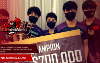 Hadiah juara dunia PUBG dan peningkatan nilainya setiap tahun