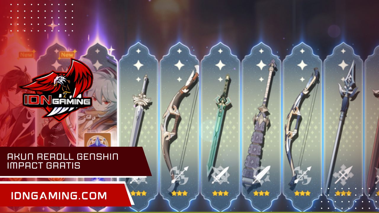 Akun Reroll Genshin Impact Gratis yang Langka 2025