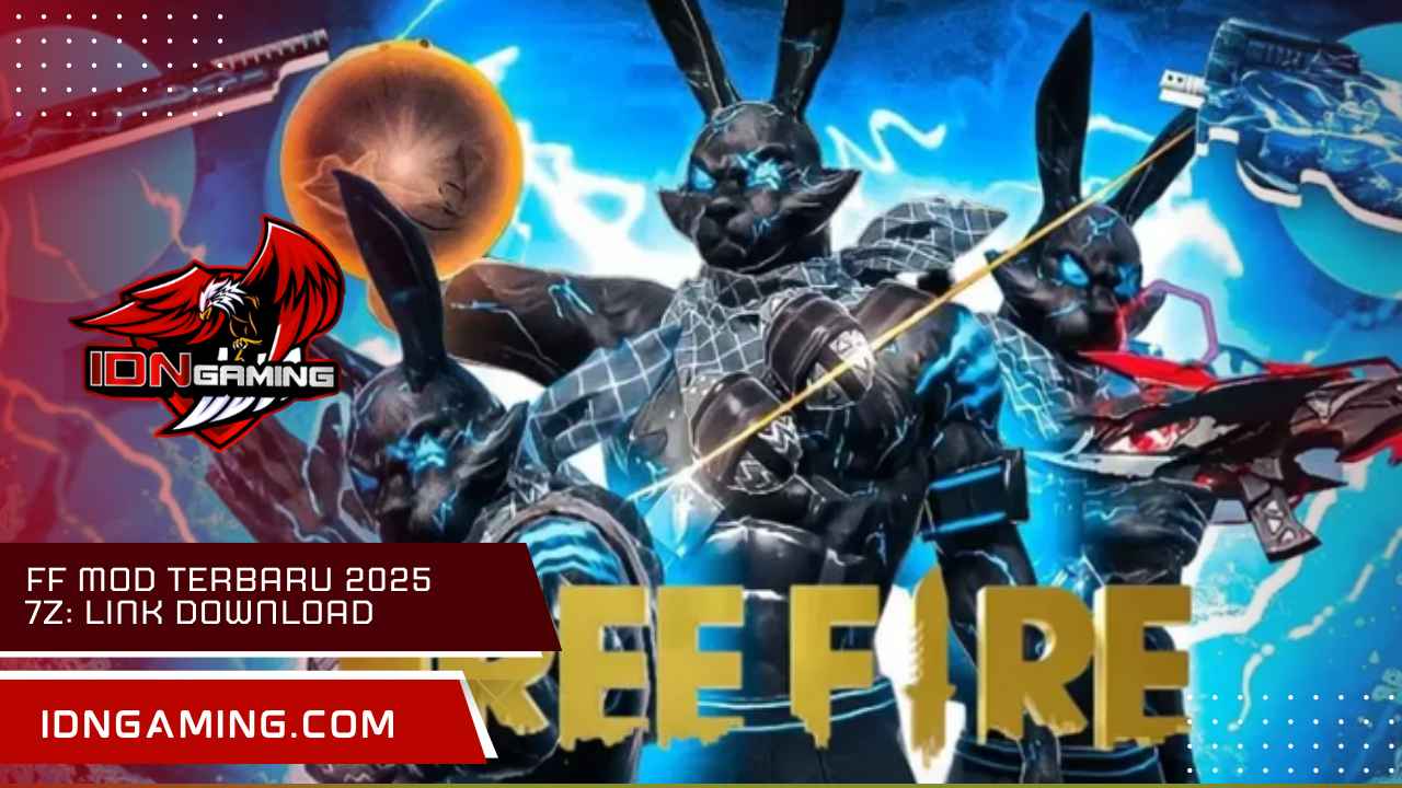 Download FF Mod versi terbaru 2025 file 7z, auto headshot?