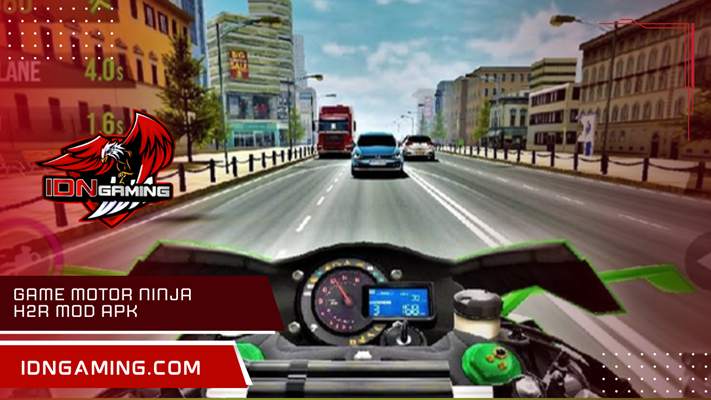 Game motor Ninja H2R Mod APK dengan fitur modifikasi terbaik