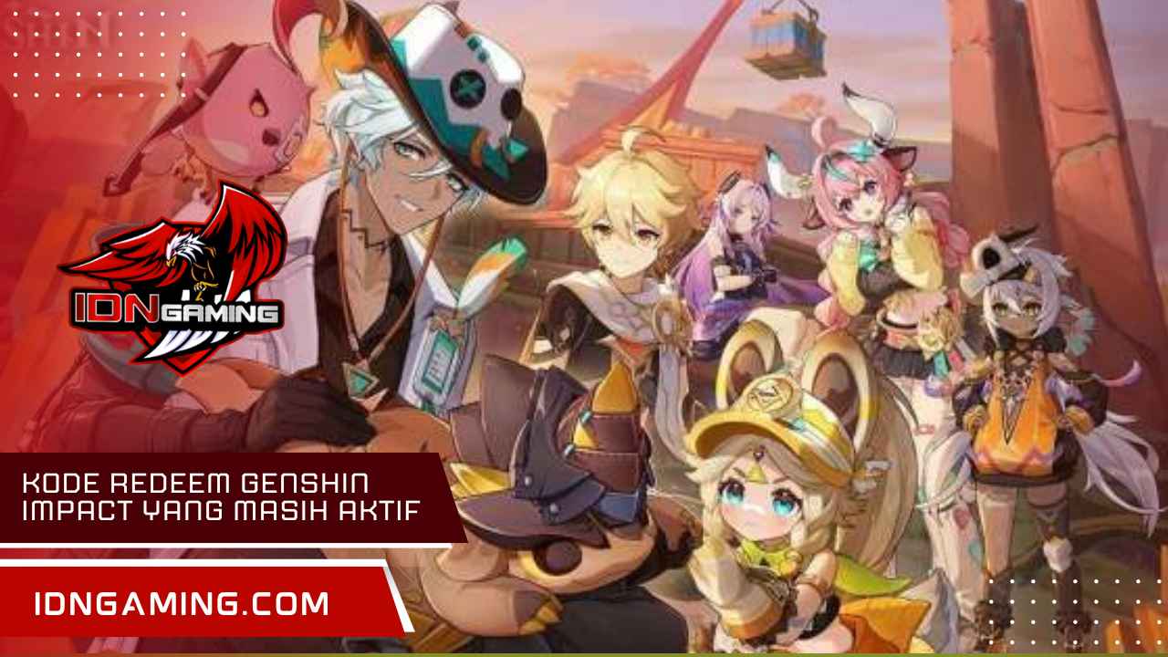 Kode redeem Genshin Impact yang masih aktif 2025 update Mei kini