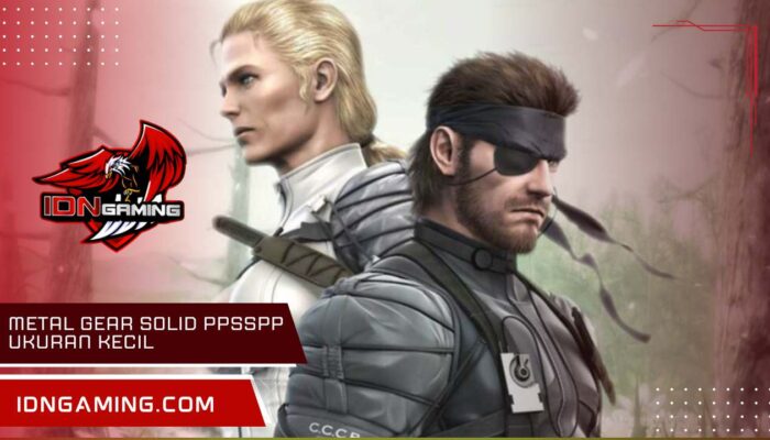 Metal Gear Solid PPSSPP Ukuran kecil: Link Download Game Seru Ini