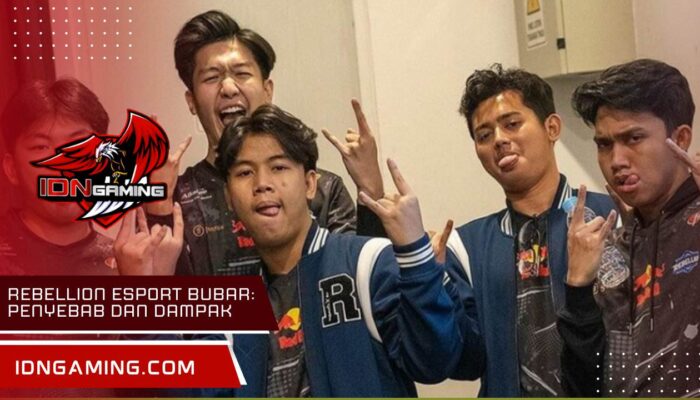 Rebellion esport bubar: Penyebab dan Dampak pada Komunitas