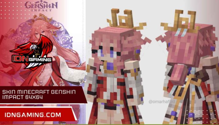 Skin Minecraft Genshin Impact 64×64: Download Gratis Terbaik HD