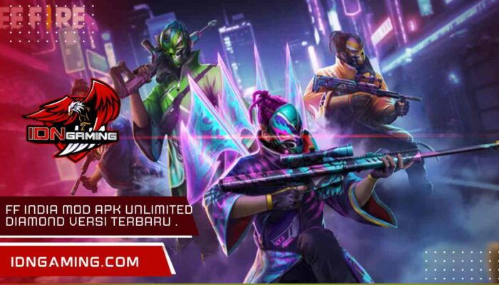 Ff India Mod APK Unlimited diamond versi terbaru anti-ban.