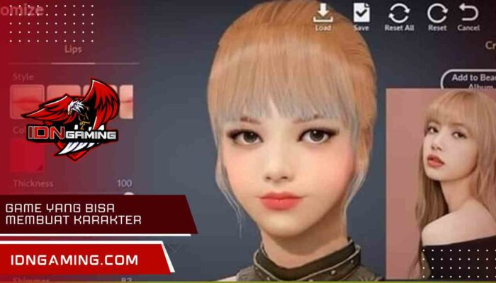 Game yang bisa membuat karakter sendiri Android paling detail.