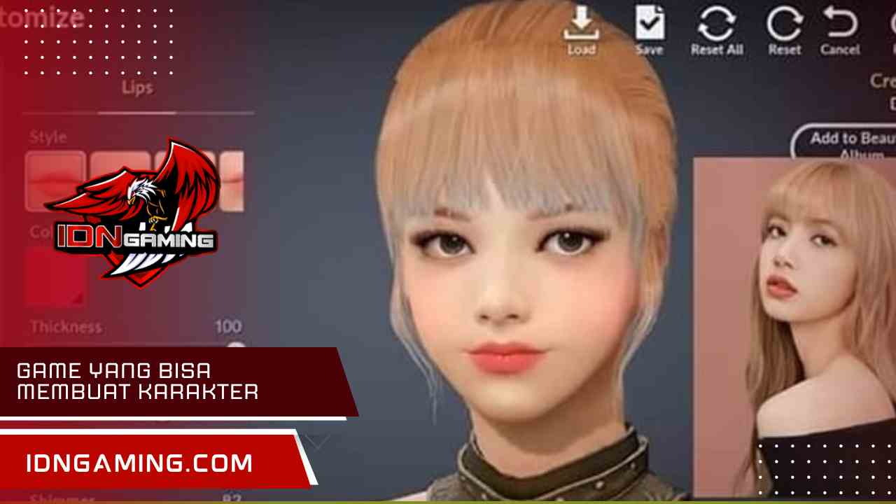 Game yang bisa membuat karakter sendiri Android paling detail.