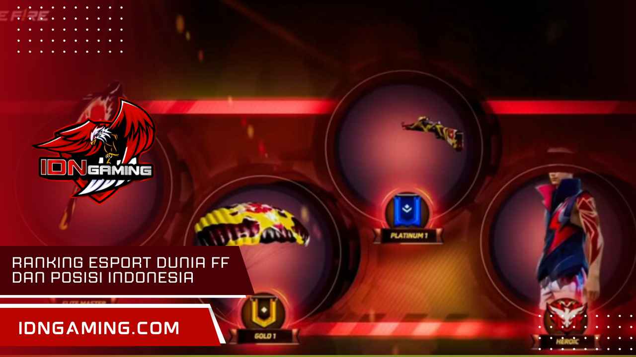 Ranking Esport Dunia FF dan Posisi Indonesia di 2025