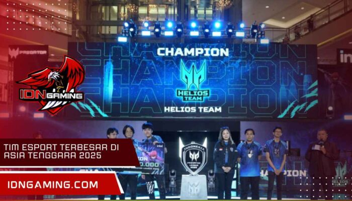 Tim Esport Terbesar di Asia Tenggara 2025, Ini Daftarnya