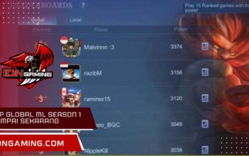 Top Global ML Season 1 Sampai Sekarang, Ini Daftarnya