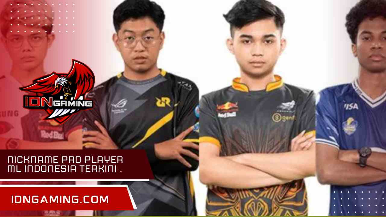 Nickname pro player ml indonesia terkini dan terkeren.
