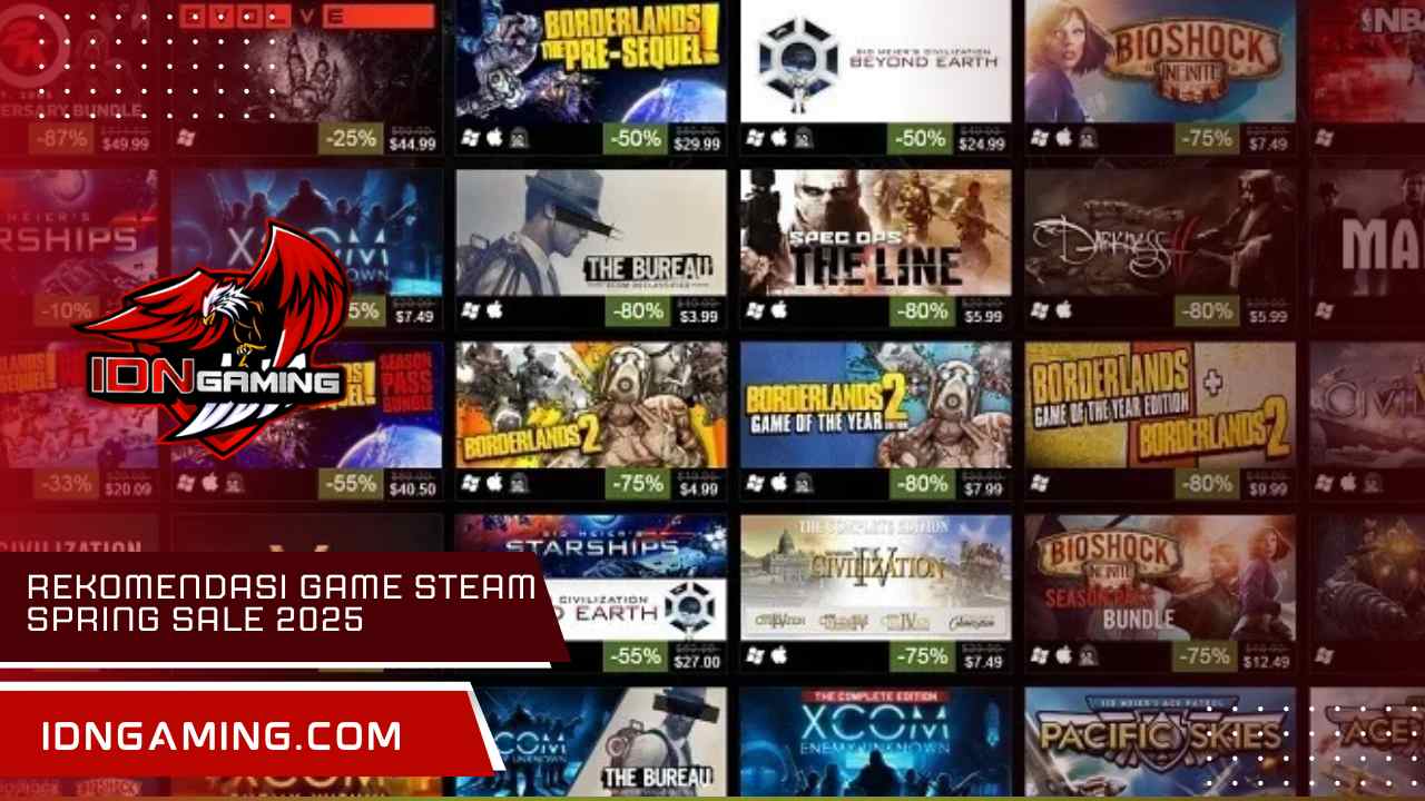 Rekomendasi Game Steam Spring Sale 2025 Wajib Beli
