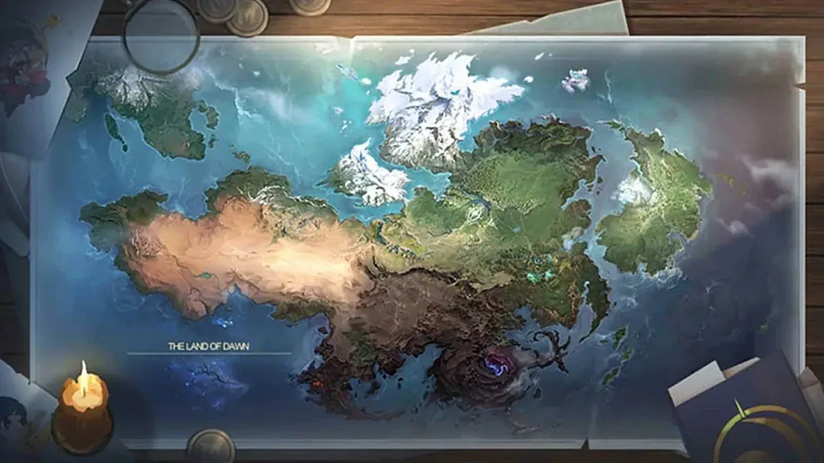 cara melihat map land of dawn secara Utuh, Fitur Tersembunyi 2 Rahasia peta Land of Dawn dan fitur tersembunyinya