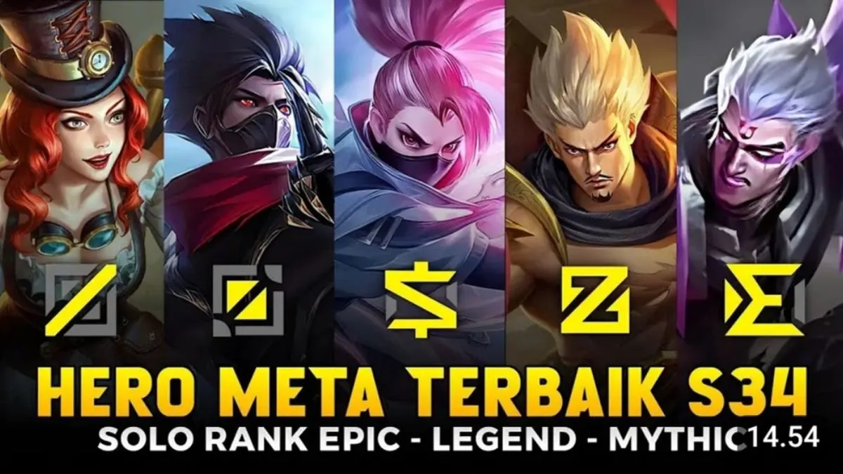 Hero Tier List ML Season 34 Update Terbaru Patch Note 2 Daftar hero ML terkuat Season 34 dari patch terbaru