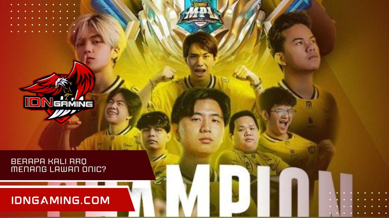 Berapa kali RRQ menang lawan ONIC? Ini Data Statistiknya