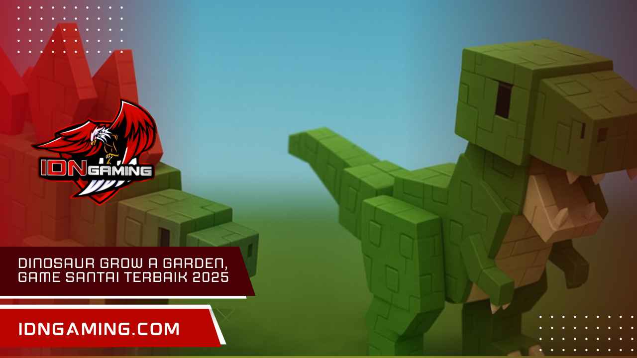 Dinosaur grow a garden, Game Santai Terbaik 2025 di Steam