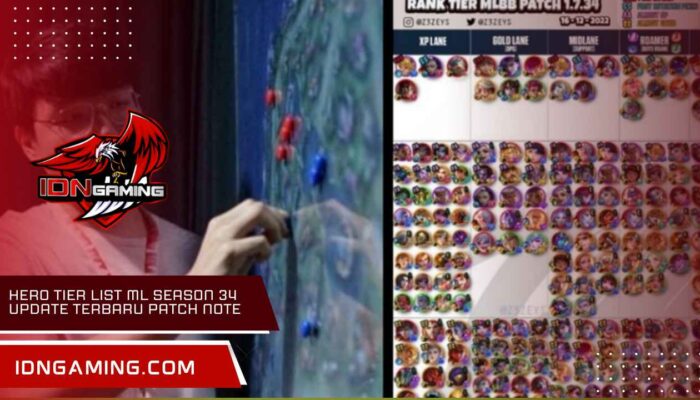 Hero Tier List ML Season 34 Update Terbaru Patch Note