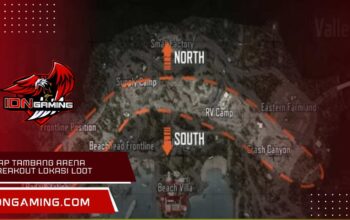 Map tambang Arena Breakout Lokasi Loot Legendaris 2025