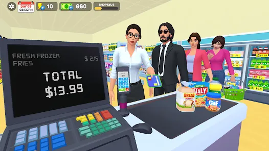 Game Supermarket Simulator Indonesia, Review & Link Download 2 Atur stok barang, layani pelanggan, dan kembangkan bisnismu.