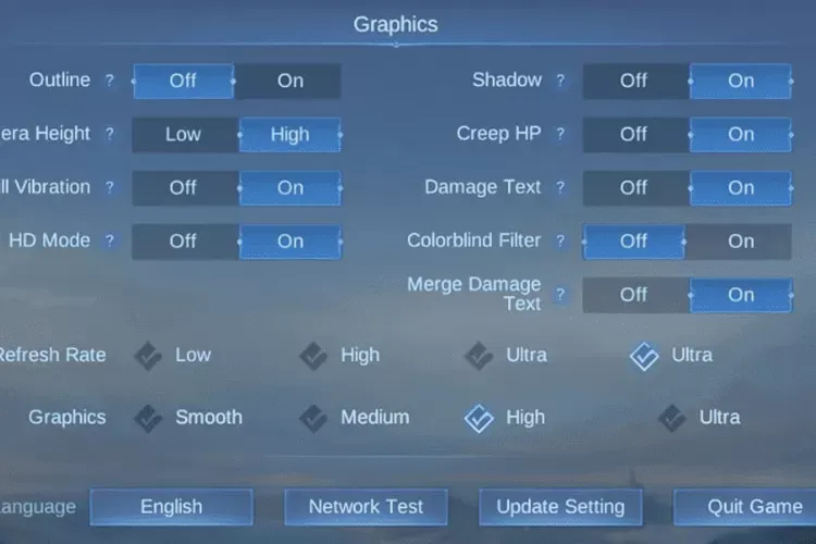 Grafik Ultra Mobile Legend Berapa FPS? Ini Jawabannya 2 Grafik Ultra ML: Berapa FPS di Patch Terbaru?