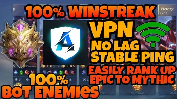 VPN terbaik Mobile Legends 2025, main tanpa lag!