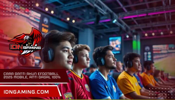 Cara ganti akun eFootball 2025 mobile, Anti Gagal 100%