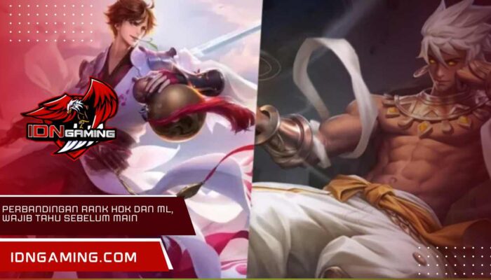 Perbandingan rank HOK dan ML, Wajib Tahu Sebelum Main