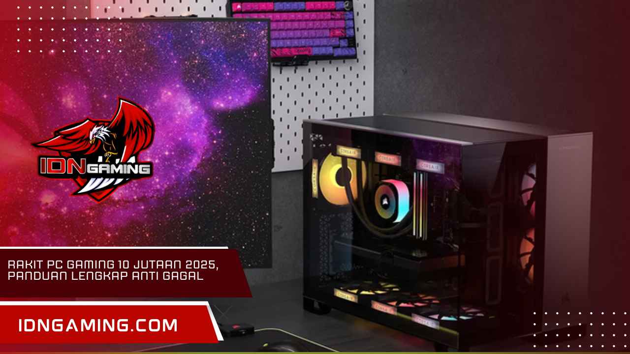 Rakit PC Gaming 10 Jutaan 2025, Panduan Lengkap Anti Gagal
