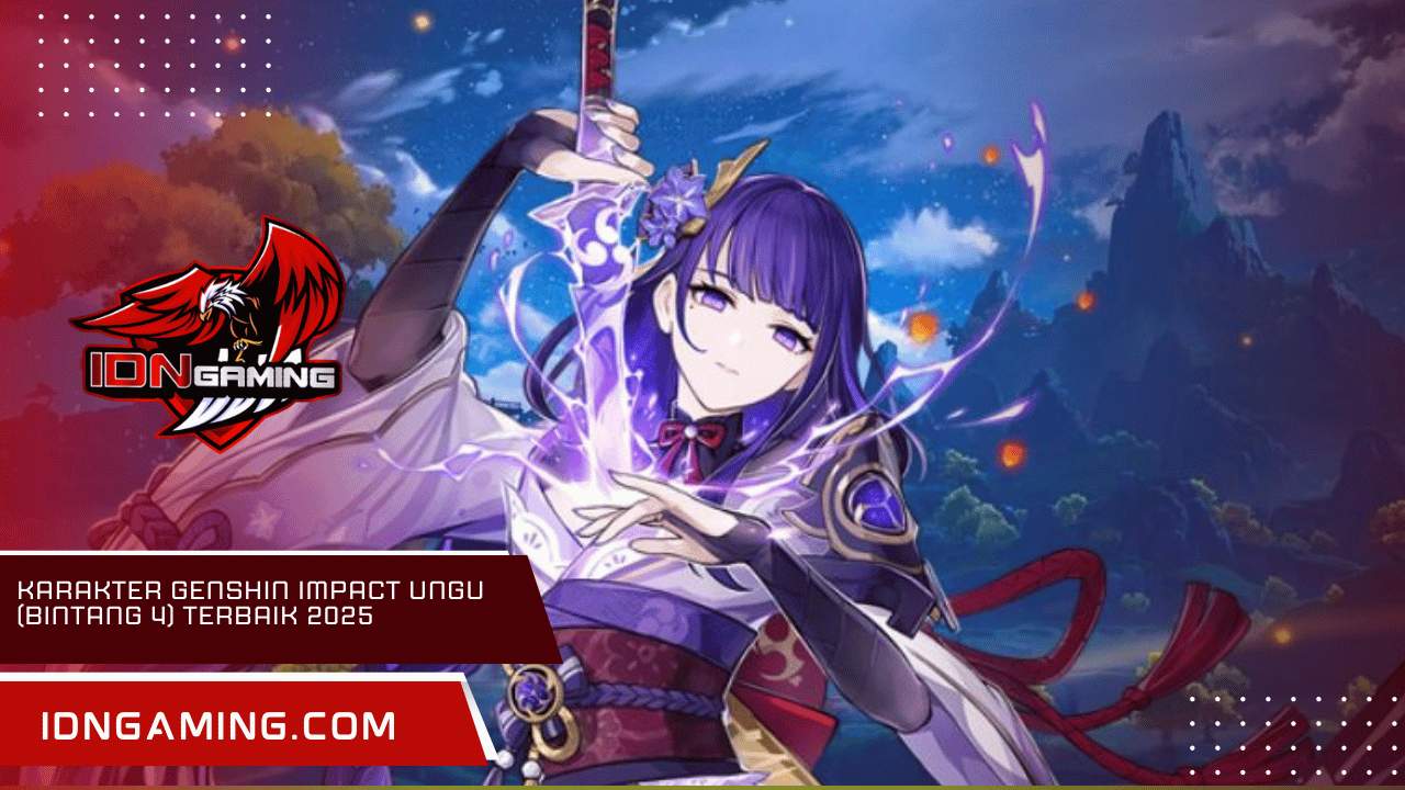 Karakter Genshin Impact Ungu (Bintang 4) Terbaik 2025