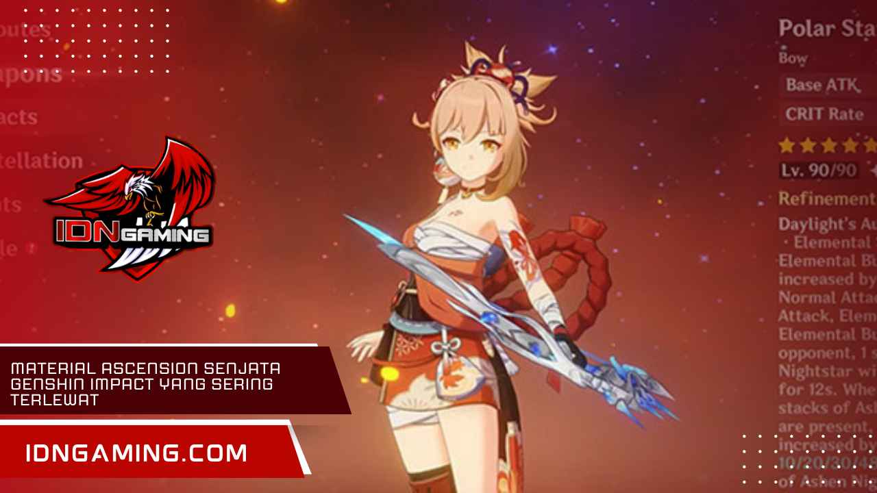 Material Ascension Senjata Genshin Impact yang Sering Terlewat