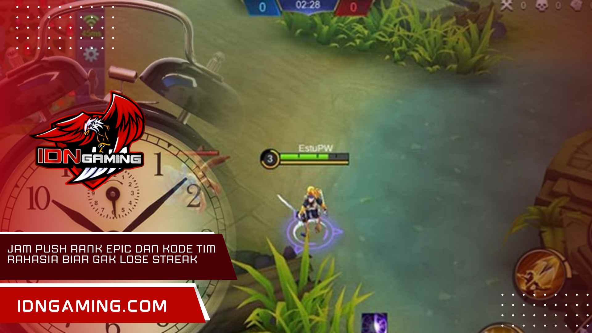 Jam Push Rank Epic dan Kode Tim Rahasia Biar Gak Lose Streak