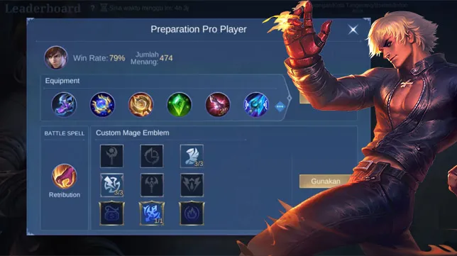 Build Gusion Tersakit 2025, Update Item & Emblem Terbaik Build Gusion 2025, item tersakit & emblem terbaik