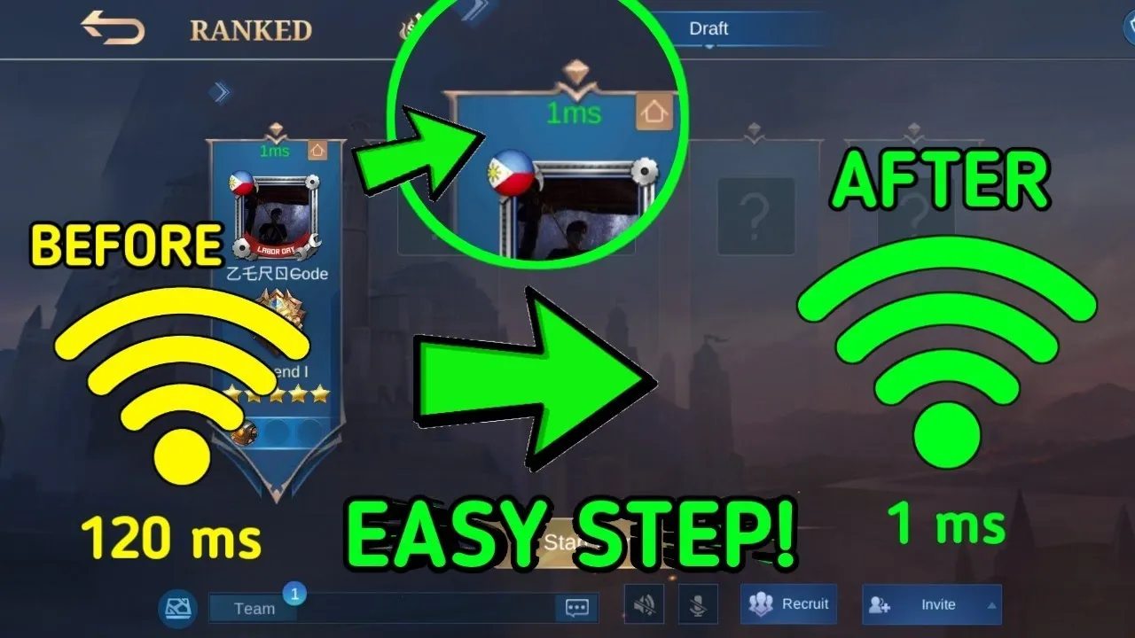Cara Membuat Ping ML 1 MS, Main Lancar Tanpa Kendala Panduan setting koneksi anti lag di semua HP Android.