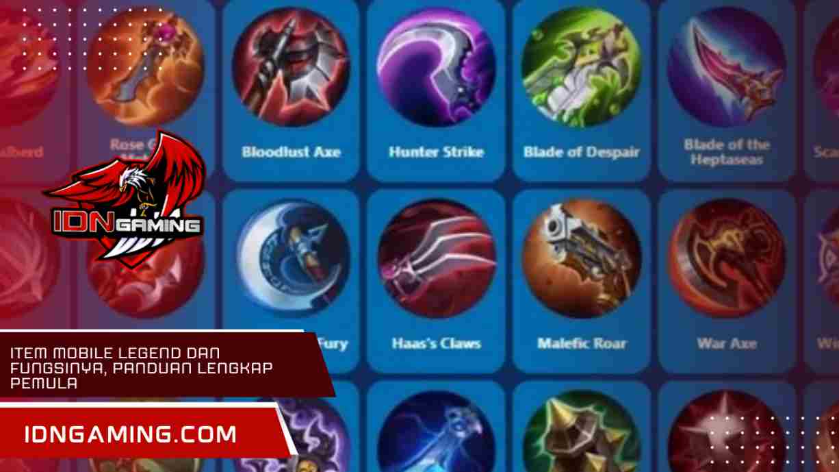 Item Mobile Legend dan Fungsinya, Panduan Lengkap Pemula