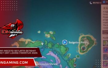 Bahan Ascend Senjata Genshin Impact dan Lokasi Farmnya 2025