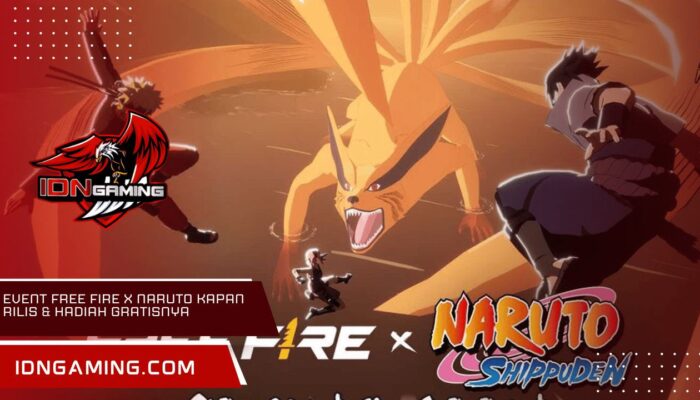 Event Free Fire x Naruto Kapan Rilis & Hadiah Gratisnya