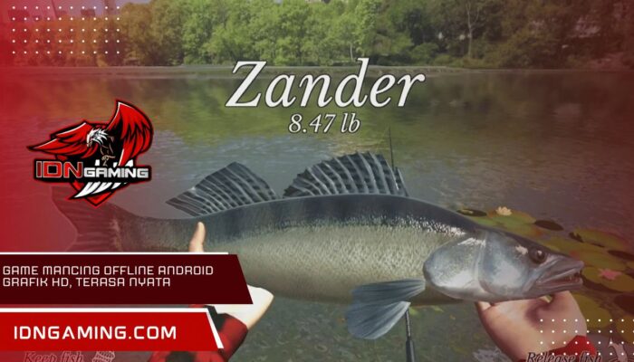 Game mancing offline android grafik HD, terasa nyata