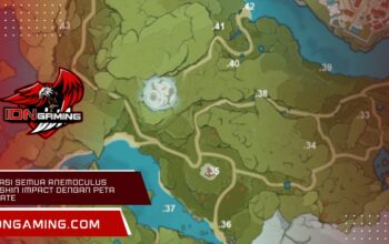 Lokasi Semua Anemoculus Genshin Impact dengan Peta Update