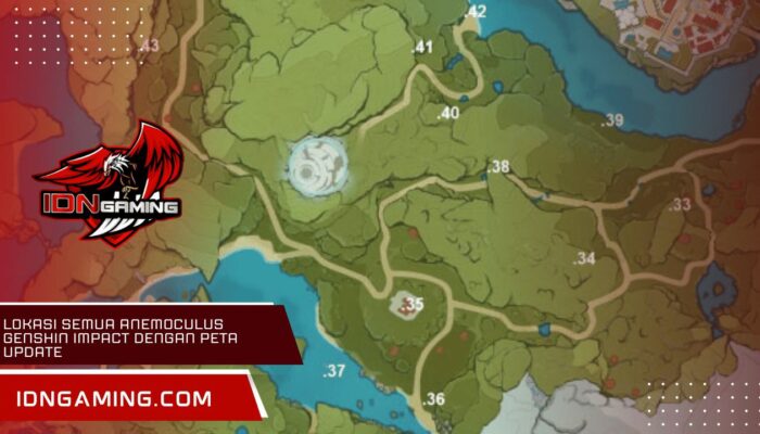 Lokasi Semua Anemoculus Genshin Impact dengan Peta Update