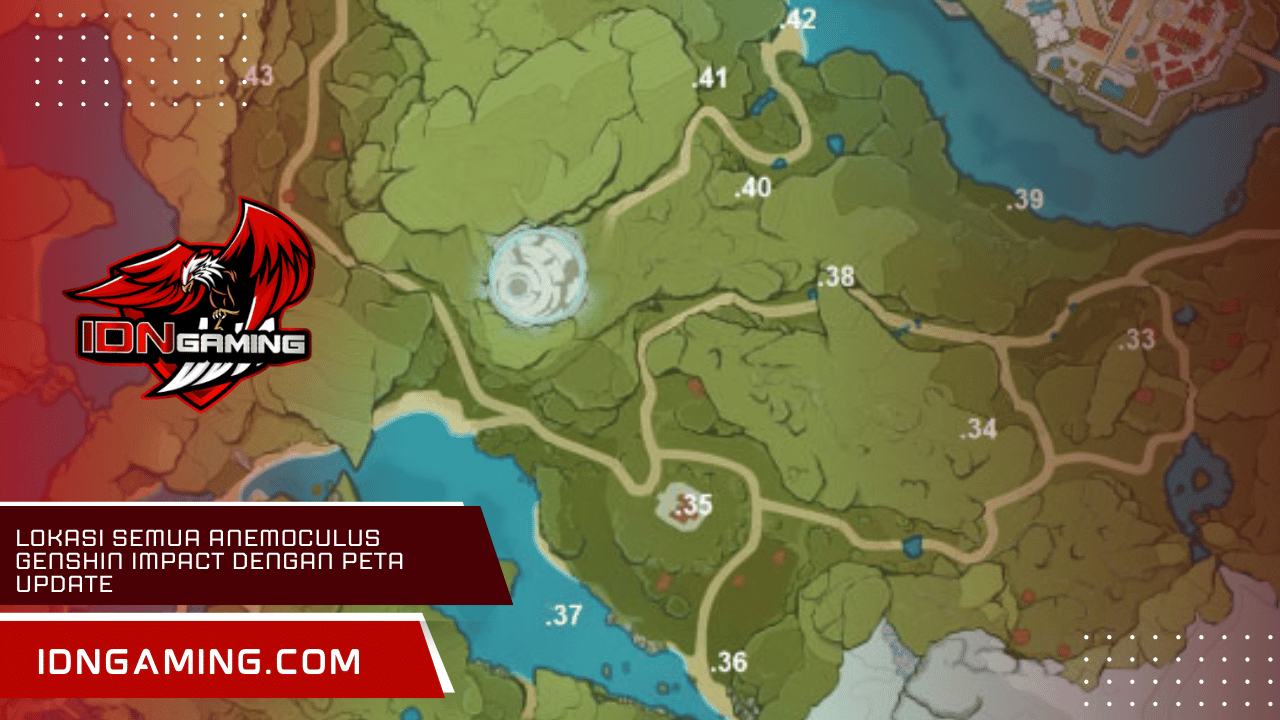 Lokasi Semua Anemoculus Genshin Impact dengan Peta Update