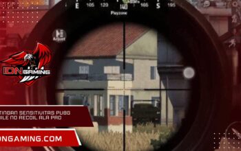 Settingan sensitivitas PUBG Mobile no recoil ala pro