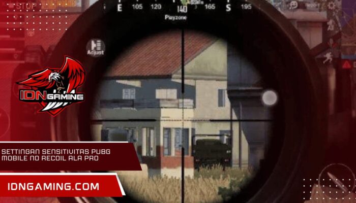 Settingan sensitivitas PUBG Mobile no recoil ala pro