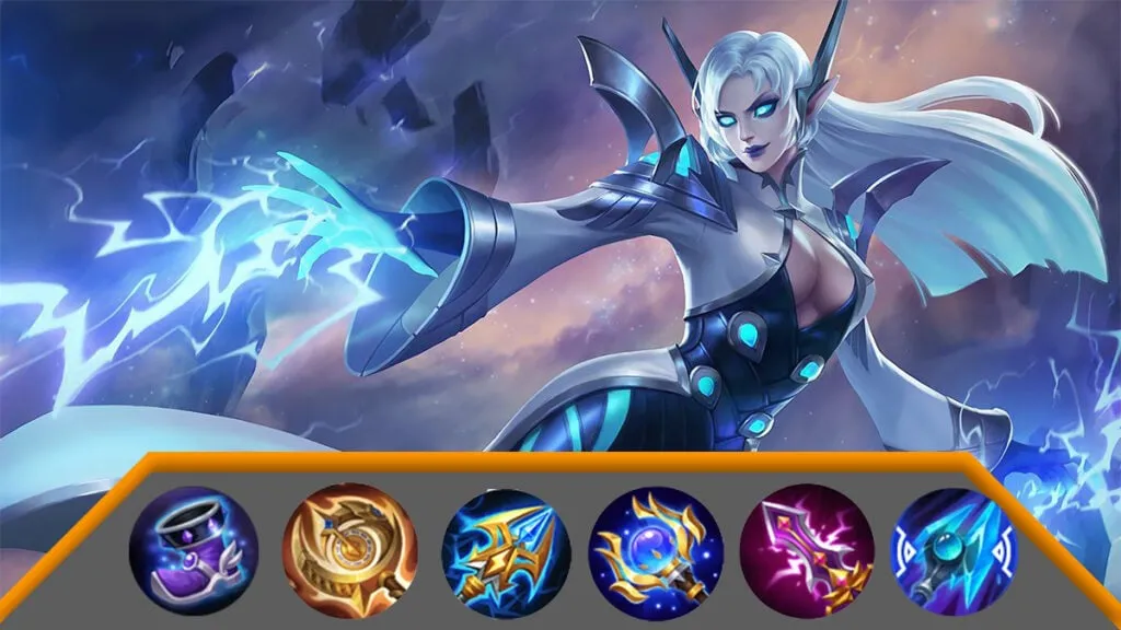 Build Eudora Tersakit 2025, Settingan Terbaik Sekali Combo Musuh Mati Item dan emblem Eudora terbaru, dijamin damage maksimal.