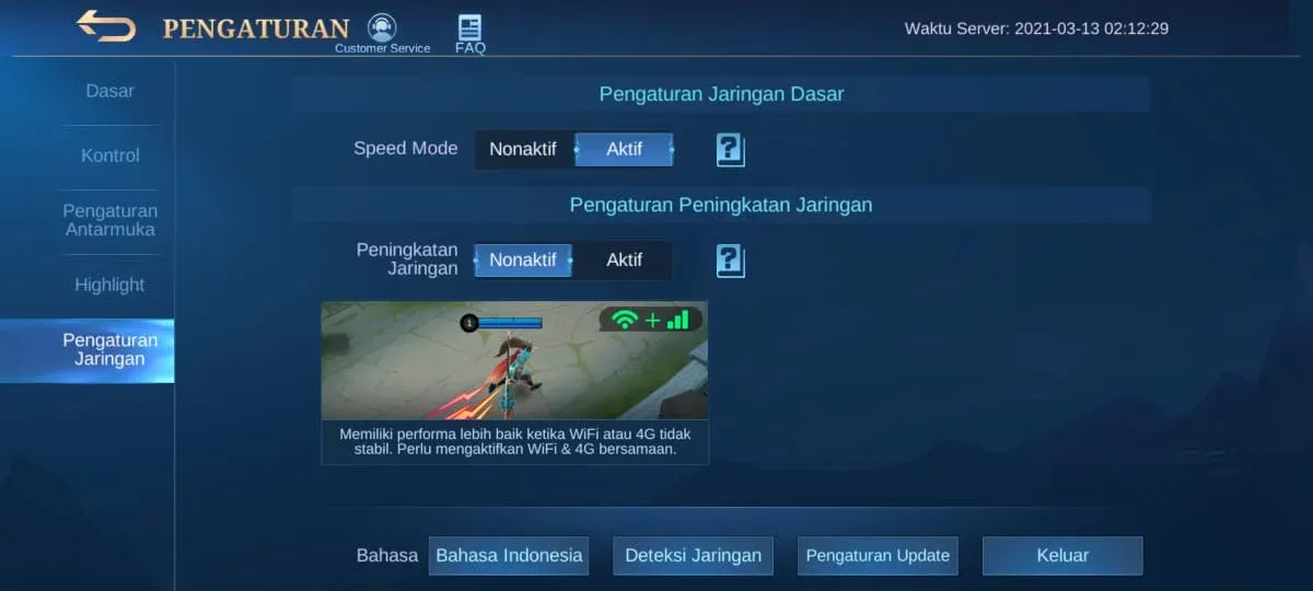Tips ampuh agar tidak lag dan ping merah saat sedang war.