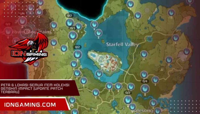 Peta & Lokasi Semua Item Koleksi Genshin Impact [Update Patch Terbaru]
