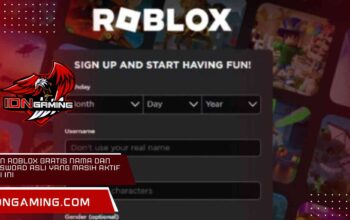 Akun Roblox Gratis Nama dan Password Asli yang Masih Aktif Hari Ini