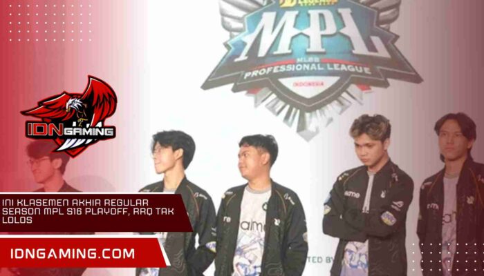 Ini Klasemen Akhir Regular Season MPL S16 Playoff, RRQ Tak Lolos Ini Klasemen Akhir Regular Season MPL S16 Playoff, RRQ Tak Lolos