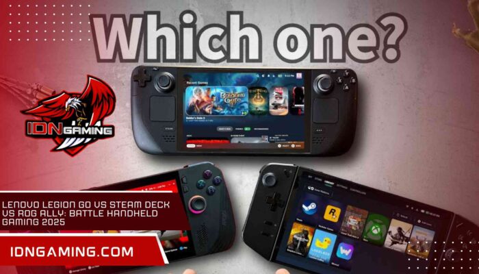 Lenovo Legion Go vs Steam Deck vs ROG Ally: Battle Handheld Gaming 2025