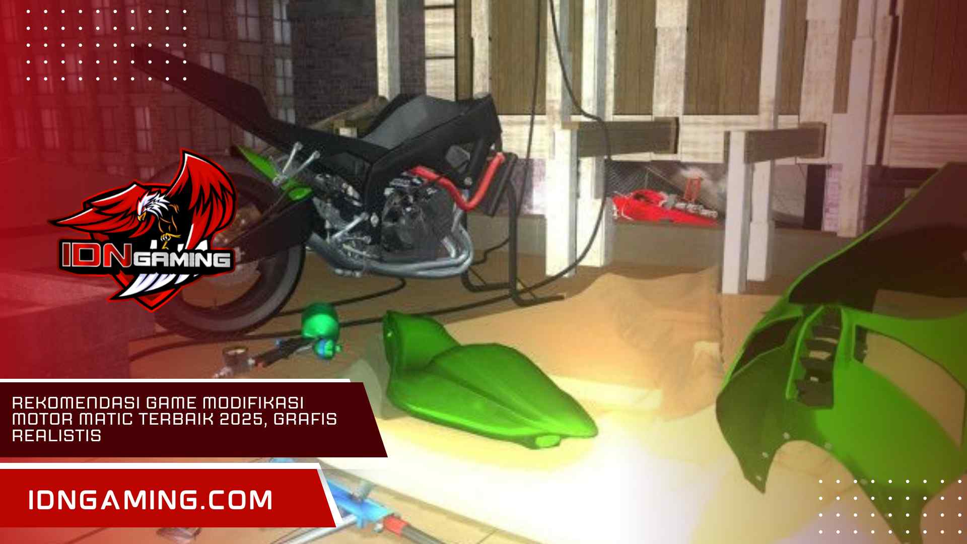 Rekomendasi Game Modifikasi Motor Matic Terbaik 2025, Grafis Realistis